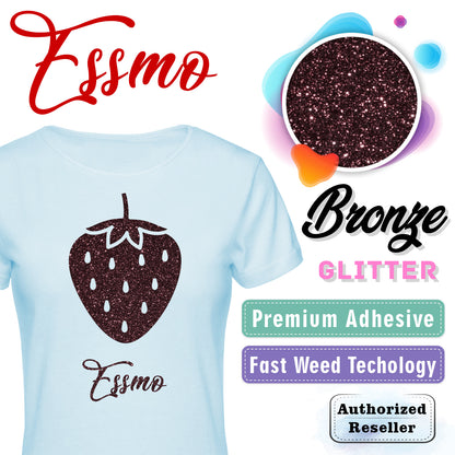 ESSMO™ Bronze Glitter Sparkle Heat Transfer Vinyl HTV DG14