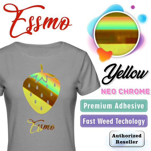 ESSMO™ Yellow Neo Chrome Heat Transfer Vinyl HTV NC02