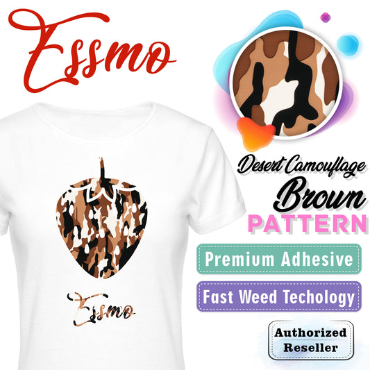 ESSMO™ Desert Camoflage Pattern Heat Transfer Vinyl HTV SP02