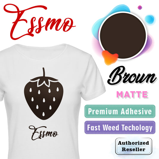 ESSMO™ Brown Matte Solid Heat Transfer Vinyl HTV DP12