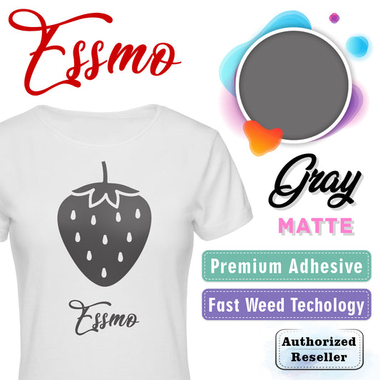 ESSMO™ Gray Matte Solid Heat Transfer Vinyl HTV DP16