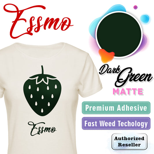 ESSMO™ Dark Green Matte Solid Heat Transfer Vinyl HTV DP18