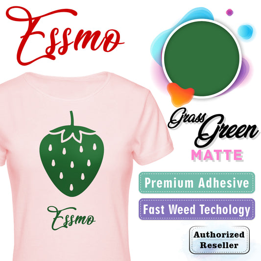 ESSMO™ Grass Green Matte Solid Heat Transfer Vinyl HTV DP19