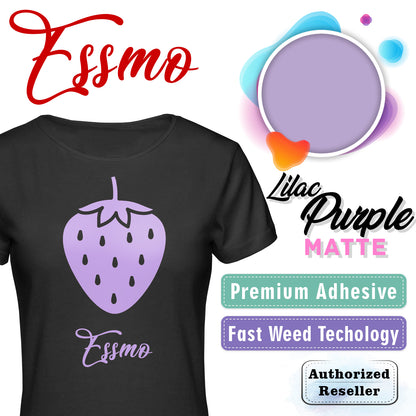 ESSMO™ Lilac Purple Matte Solid Heat Transfer Vinyl HTV DP33