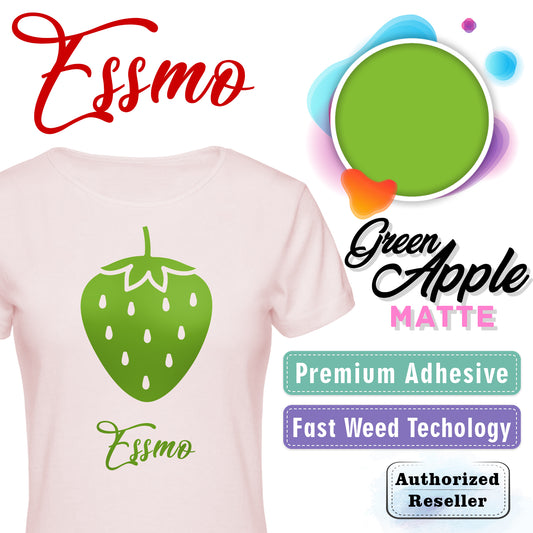 ESSMO™ Green Apple Matte Solid Heat Transfer Vinyl HTV DP34