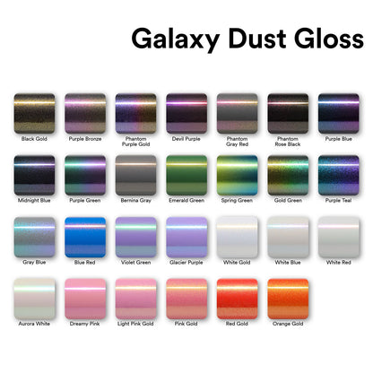 Galaxy Dust Gloss Violet Green Vinyl Wrap