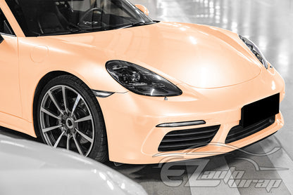 Gloss Pearlescent Peach Orange Vinyl Wrap