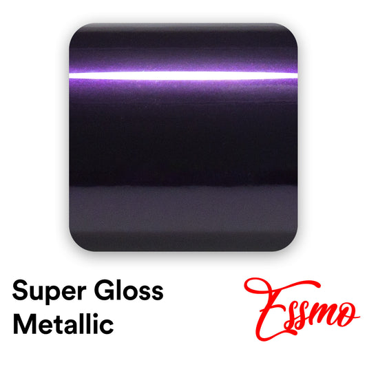 Super Gloss Metallic Midnight Purple Vinyl Wrap