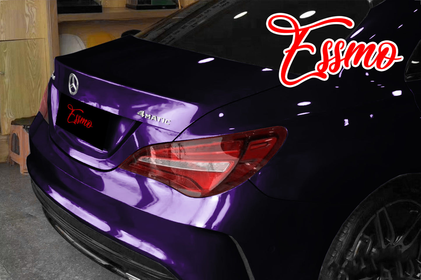 Super Gloss Metallic Midnight Purple Vinyl Wrap