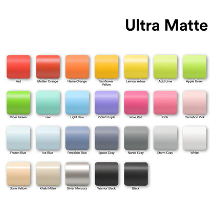 Ultra Matte White Vinyl Wrap